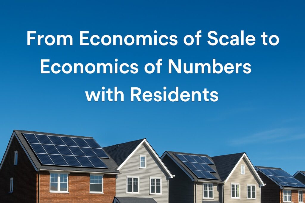 From Economics of Scale to Economics of Numbers with Residents
